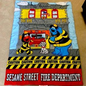 Sesame Street Firefighter Toddler Bedding
